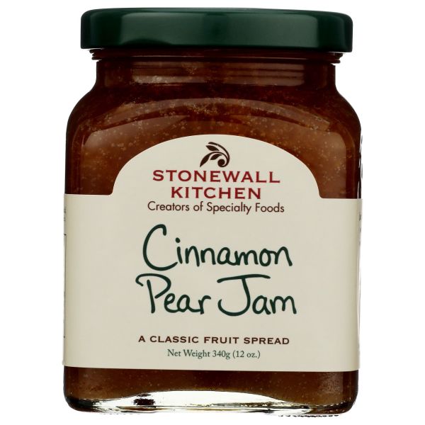 STONEWALL KITCHEN: Cinnamon Pear Jam, 12 oz