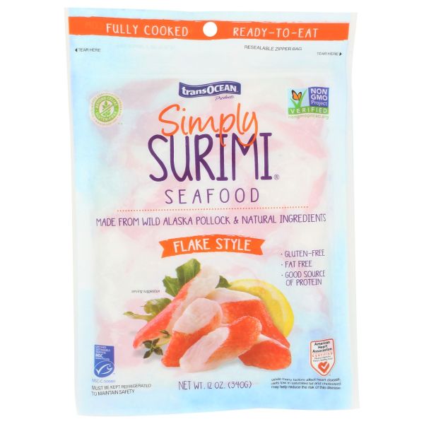 SIMPLY SURIMI: Seafood Flake Style, 12 oz