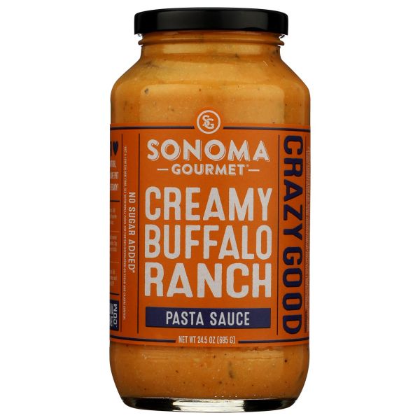 SONOMA GOURMET: Creamy Buffalo Ranch Pasta Sauce, 24.5 oz