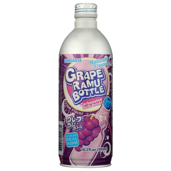 SANGARIA: Grape Ramu Bottle Softdrink, 16.2 fo