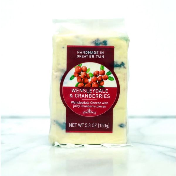 SOMERDALE: Wensleydale and Cranberry Cheese, 5.3 oz