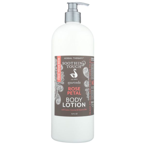 SOOTHING TOUCH: Rose Petal Body Lotion, 32 oz