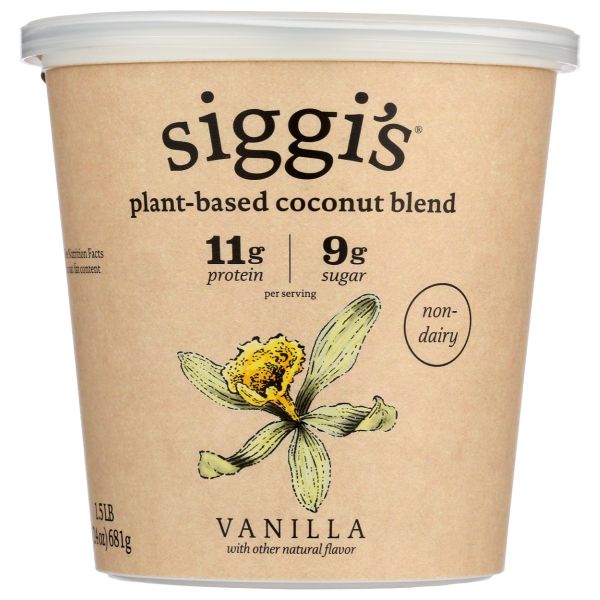SIGGIS: Coconut Blend Vanilla Yogurt, 24 oz