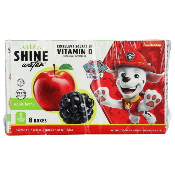 SHINEWATER: Apple Berry Water Tetra 8 Count, 54 fo