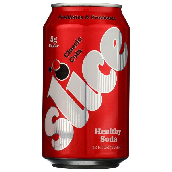 SLICE: Classic Healthy Cola Soda, 12 fo