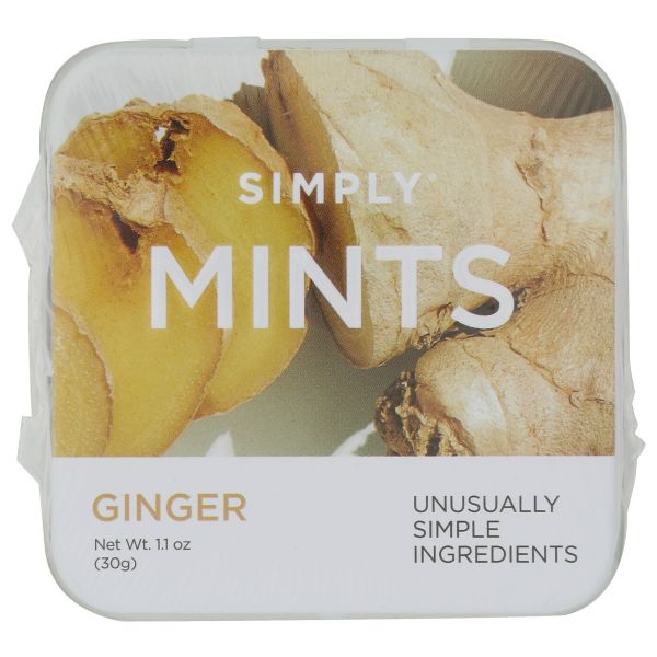 SIMPLY: Ginger Mints, 30 gm