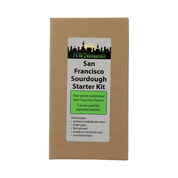 NW FERMENTS: San Francisco Sourdough Starter Kit, 1 bx