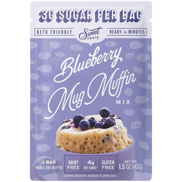 SWEET LOGIC: Blueberry Mug Muffin Mix, 1.5 oz