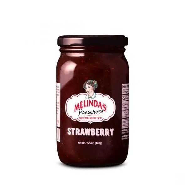 MELINDAS: Preserves Strawberry, 15.5 oz