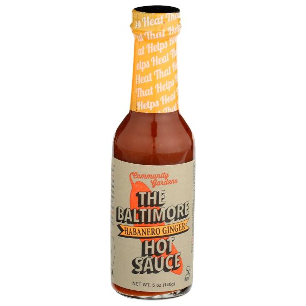 SMALL AXE PEPPERS: Sauce Hot Habanero Ginger, 5 oz