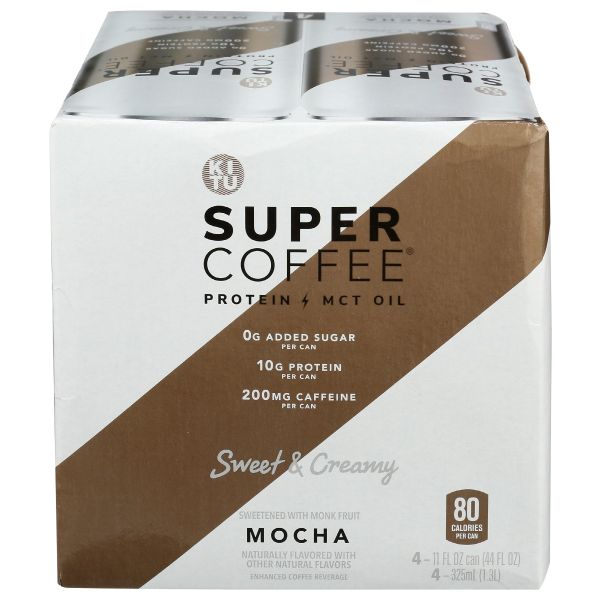 KITU: Super Coffee Mocha 4Pk, 44 fo