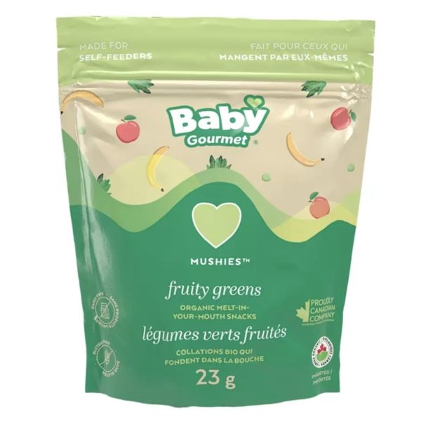 BABY GOURMET: Melts Fruity Greens, 0.81 oz