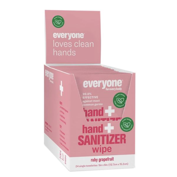 EVERYONE: Wipes Sanitze Rby Grpfrt, 24 ea