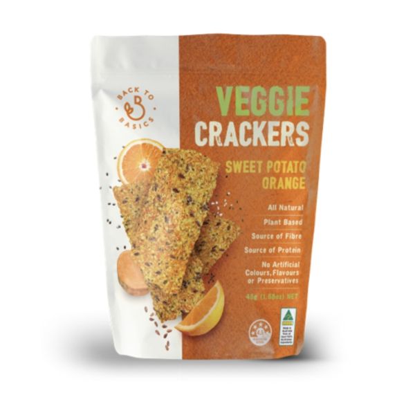 BACK TO BASICS: Crackers Sweet Pot Orange, 1.59 oz