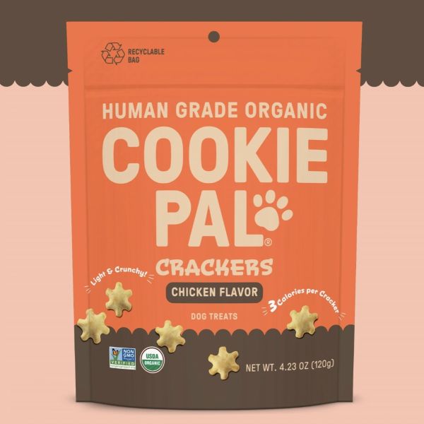 COOKIE PAL: Cracker Chicken Flavor Org, 4 oz