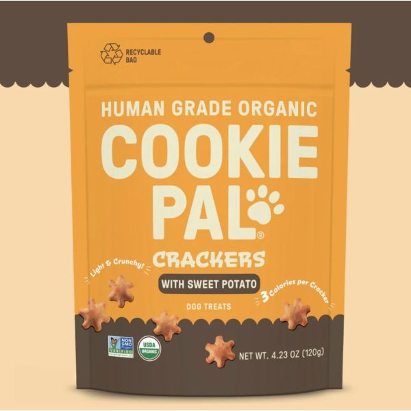 COOKIE PAL: Cracker Sweet Potato Org, 4 oz