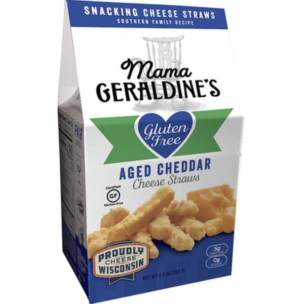 MAMA GERALDINES: Cheese Straws Prem Aged Cheddar, 4.5 oz