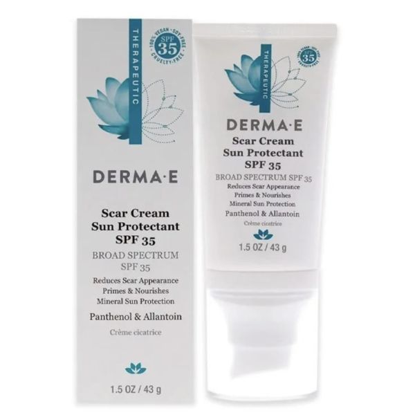 DERMA E: Cream Scar Protect Spf35, 1.5 oz