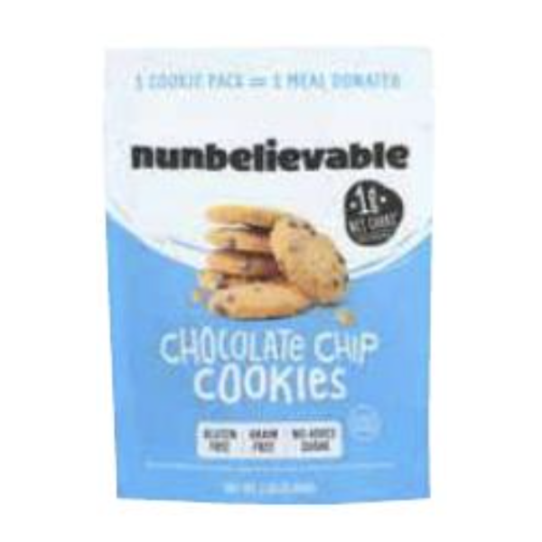 NUNBELIEVABLE: Cookies Choc Chip, 2.26 oz