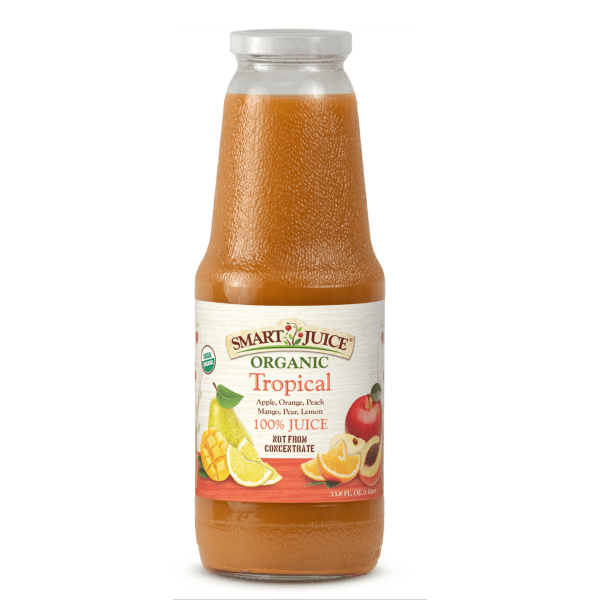 SMART JUICE: Juice Tropical Org, 33.8 FO
