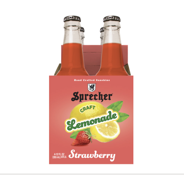 SPRECHER: Lemonade Strawberry 4Pk, 48 FO
