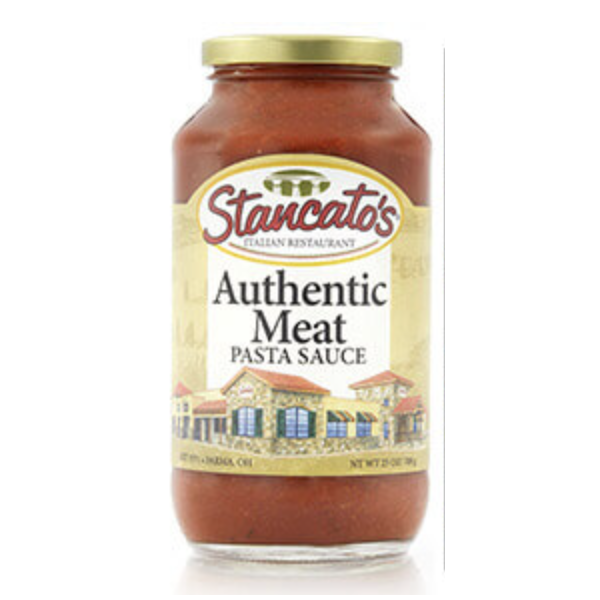 STANCATOS: Sauce Meat Authentic, 25 OZ