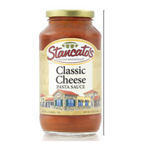 STANCATOS: Sauce Classic Cheese, 25 OZ