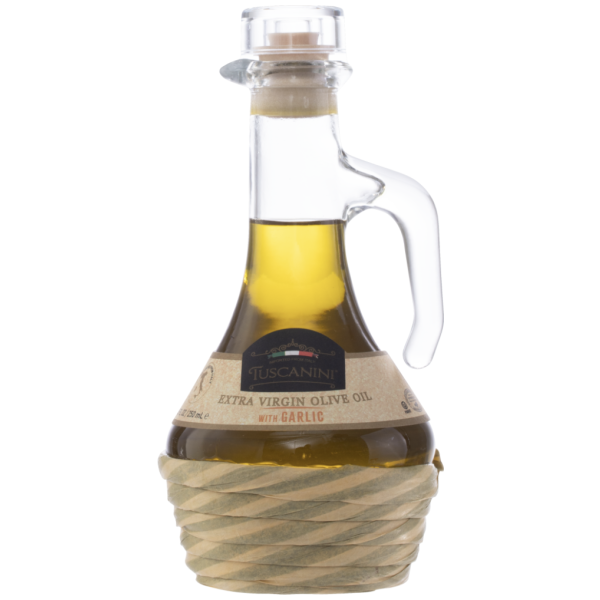 TUSCANINI: Olive Oil Xtr Vir Garlic, 250 ML