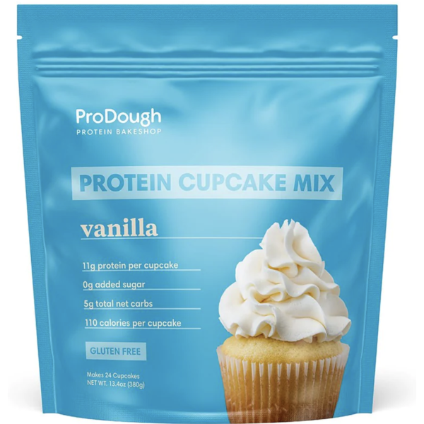PRODOUGH BAKERY: Cupcake Protein Vanilla, 13.4 oz
