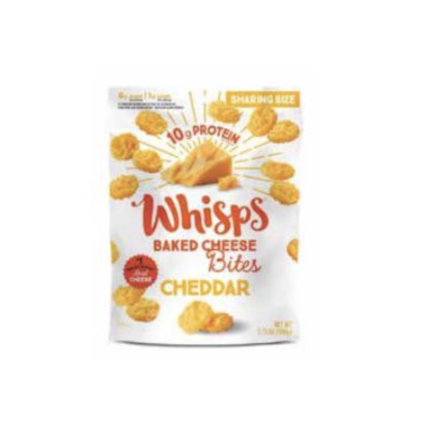 WHISPS: Bites Cheddar Cheese, 3.75 oz