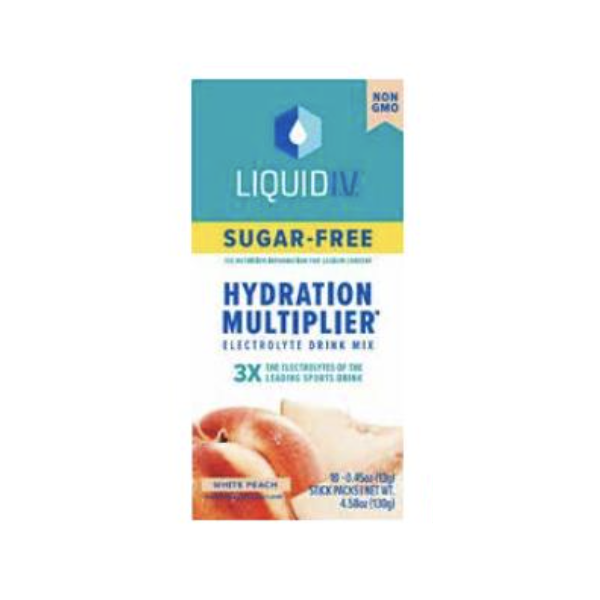 LIQUID I.V: Hydration Sf Peach 10ct, 4.58 oz