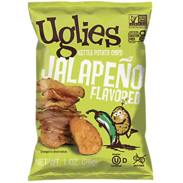 UGLIES: Chips Jalapeno, 1 OZ