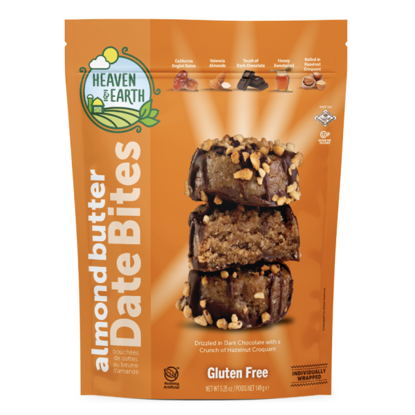HEAVEN AND EARTH: Bites Cchip Nut & Date, 5.25 OZ