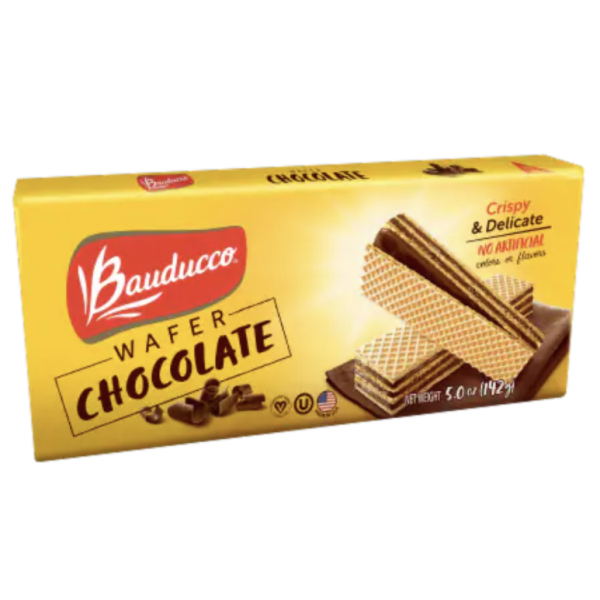 BAUDUCCO: Cookie Wafer Chocolate, 5 OZ