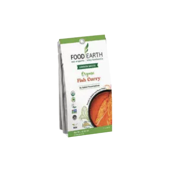 FOOD EARTH: Sauce Simmr Fish Curry, 10.58 oz