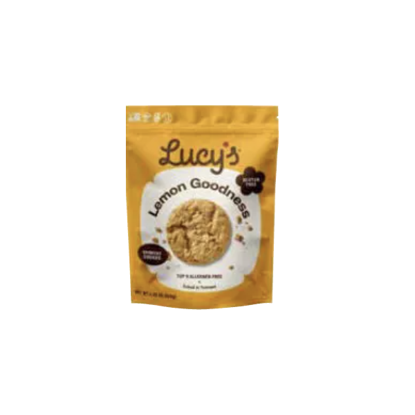 LUCY'S: Cookies Lemon, 4.25 oz
