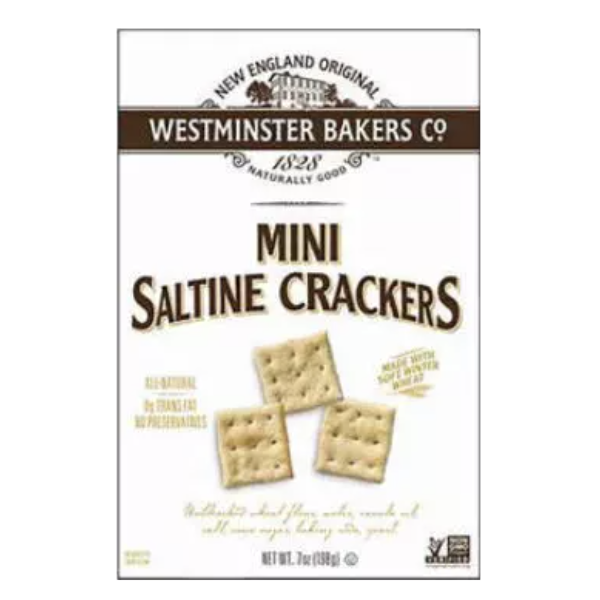 WESTMINSTER BAKERS CO.: Cracker Saltines Mini, 8 oz