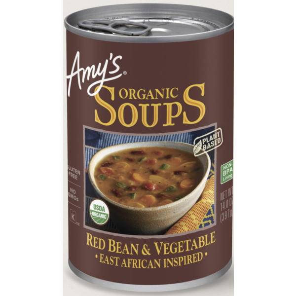 AMYS: Soup Red Bean Vegetable, 14 oz