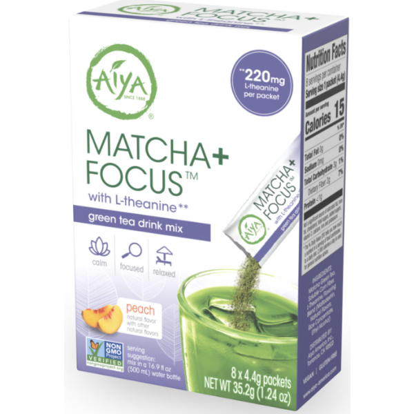 AIYA: Tea Matcha Plus Focus, 1.24 oz