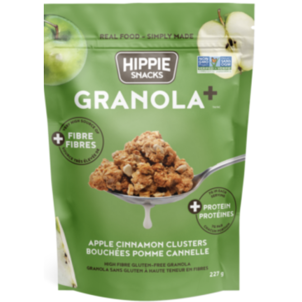 HIPPIE SNACKS: Granola Apple Cinnamon, 8 oz