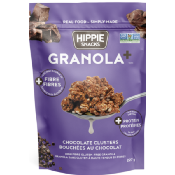 HIPPIE SNACKS: Granola Chocolate, 8 oz