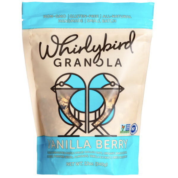 WHIRLYBIRD GRANOLA: Granola Vanilla Berry, 11 oz