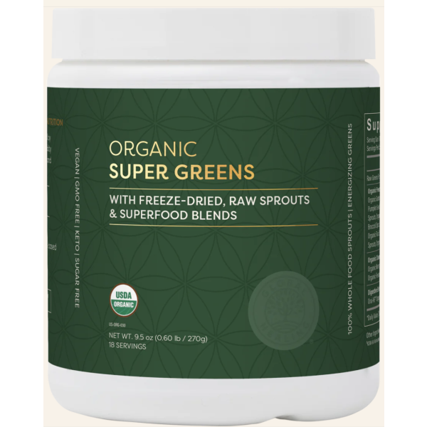 GLOBAL HEALING: Superfood Greens Organic, 9.5 oz