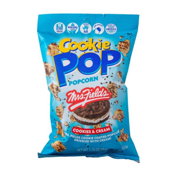 COOKIE POP POPCORN: Cookies & Cream Popcorn, 1.75 oz