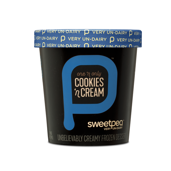 SWEET PEA: Ice Crm Cookie N Cream, 16 oz