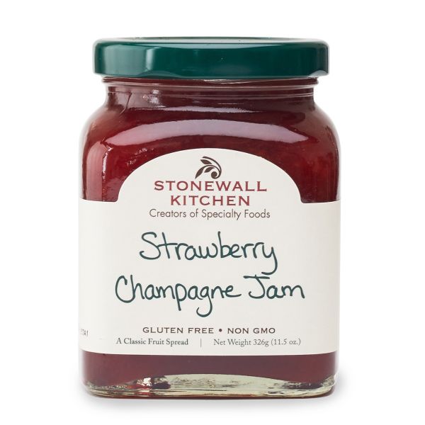 STONEWALL KITCHEN: Strawberry Champagne Jam, 11.5 oz