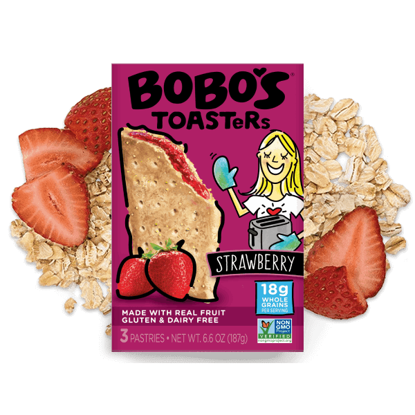 BOBOS OAT BARS: Toaster Pstry Strwbry, 6.6 oz