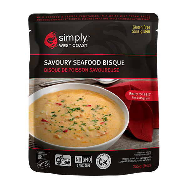 SIMPLY WEST COAST SEAFOOD: Savoury Seafood Bisque, 9 oz