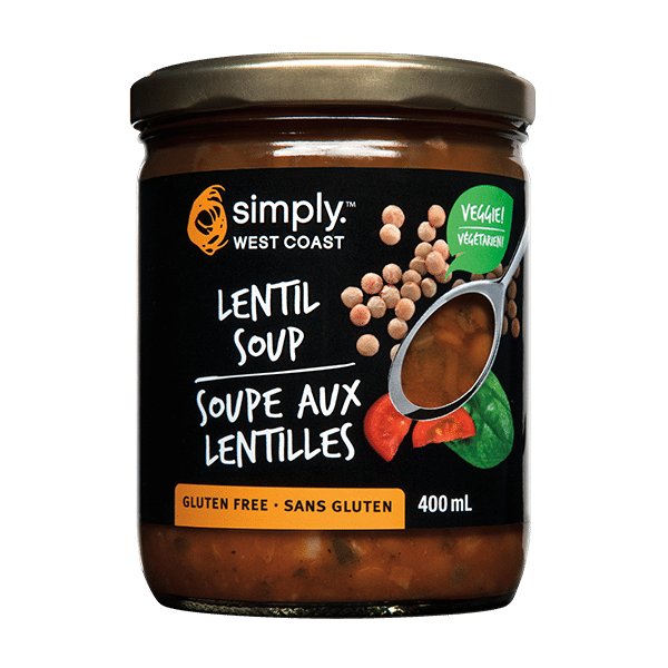 SIMPLY WEST COAST SEAFOOD: Lentil Soup, 400 ml