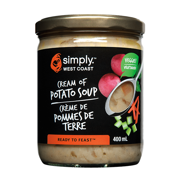 SIMPLY WEST COAST SEAFOOD: Cream of Potato Soup, 400 ml